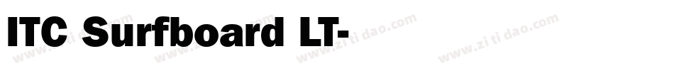 ITC Surfboard LT字体转换